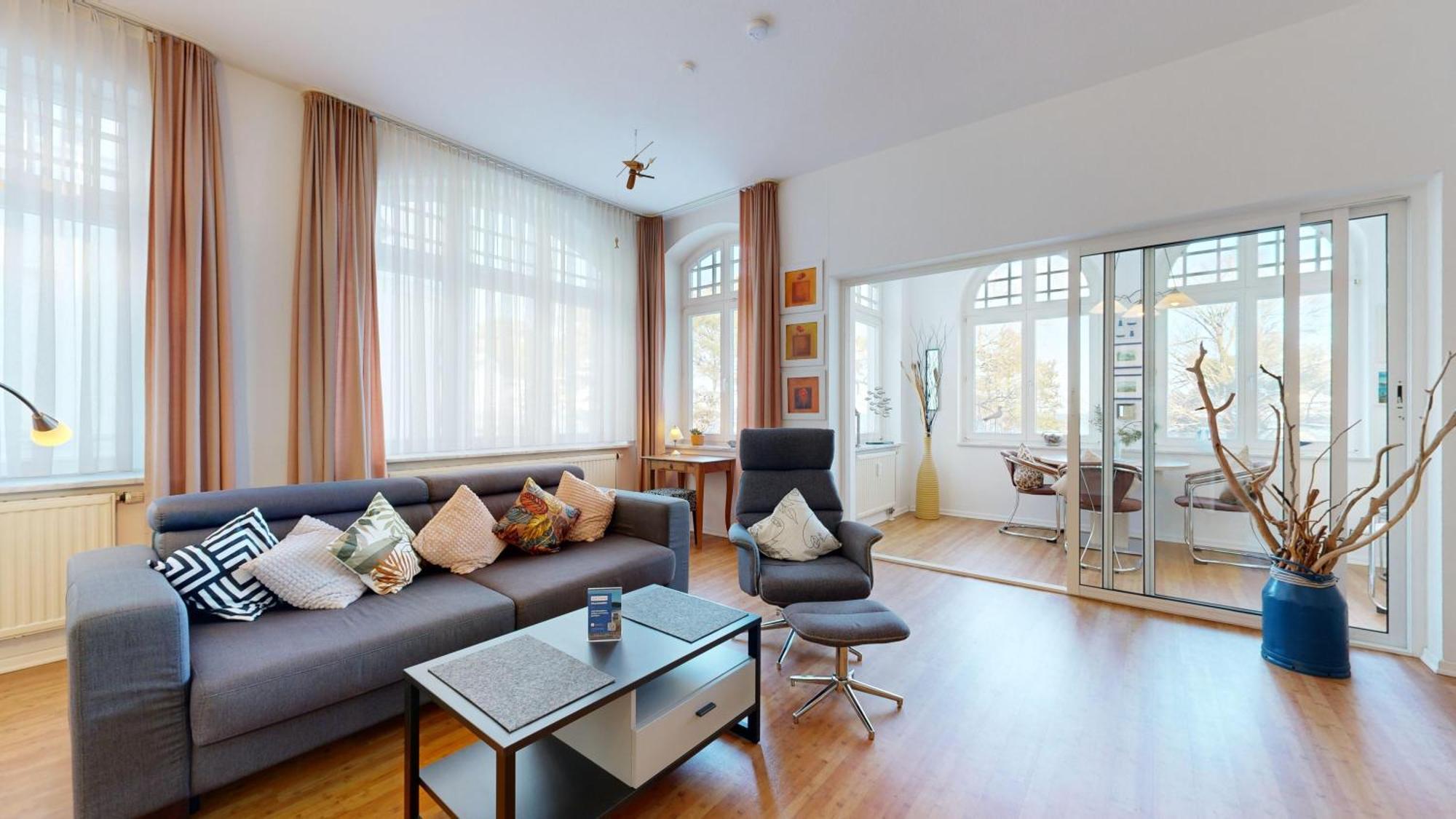 Fewos Direkt Am Strand, Teilweise Mit Meerblick, Villa Sirene, Binz Exterior foto