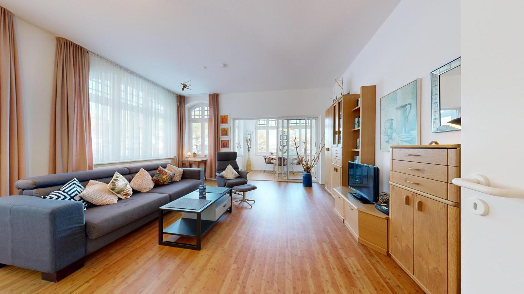 Fewos Direkt Am Strand, Teilweise Mit Meerblick, Villa Sirene, Binz Exterior foto
