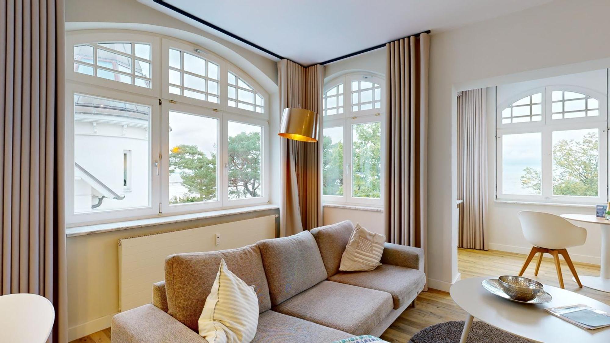 Fewos Direkt Am Strand, Teilweise Mit Meerblick, Villa Sirene, Binz Exterior foto